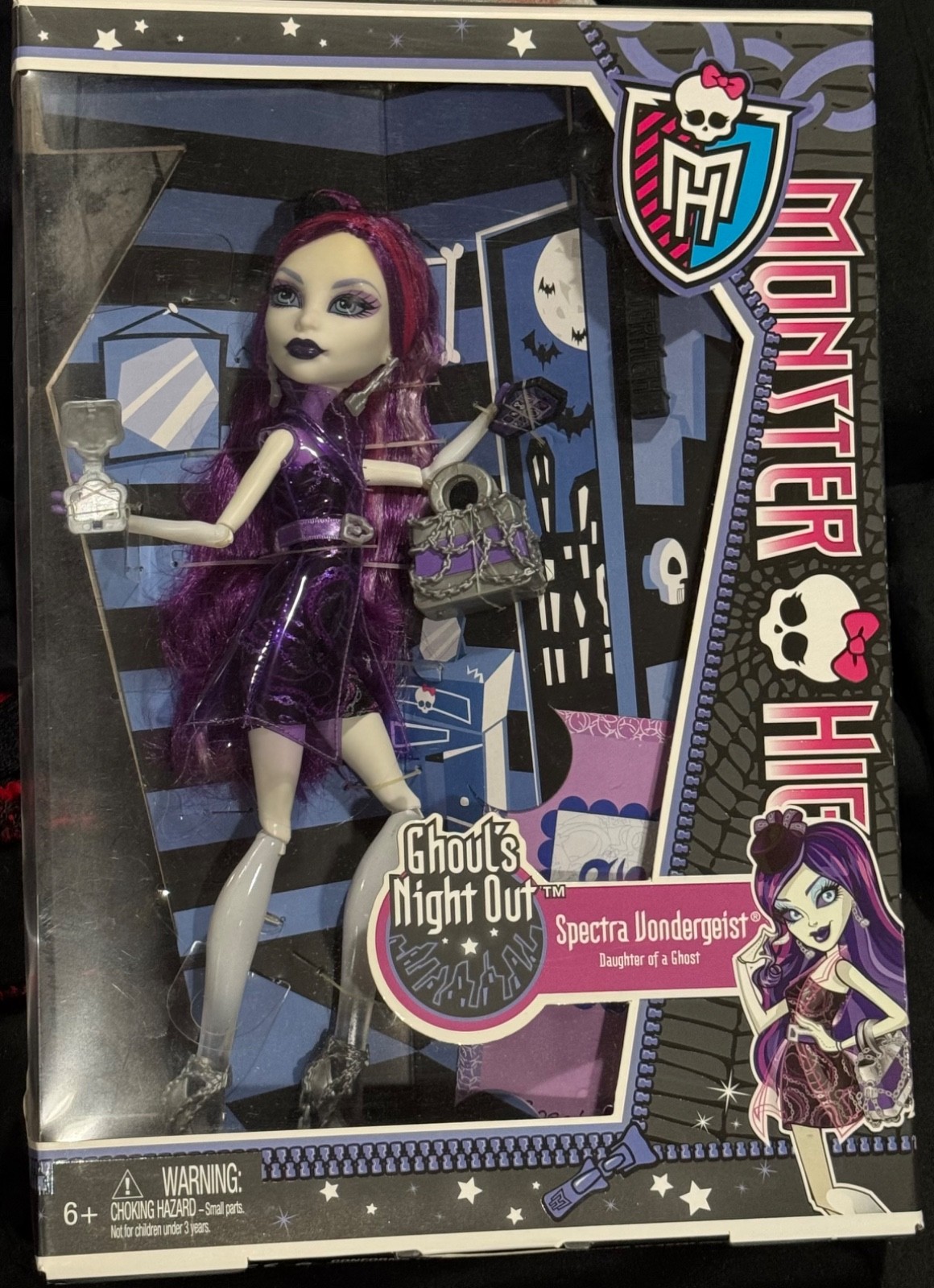 Monster High Spectra Vondergeist Doll Ghouls Night Out 2012 