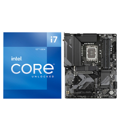 Intel Core i7-12700K Unlocked Desktop Processor + GIGABYTE Ultra Durable Z790 S