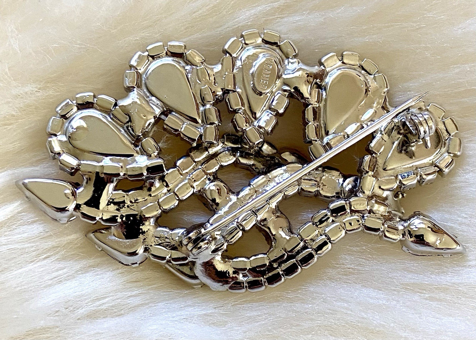 ❤️STUNNING❤️ Kramer Ruby & Clear Colored Rhinesto… - image 2