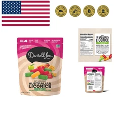 Soft Australian Licorice, Non-GMO, No Palm Oil, Plant Based, No High Fructose...