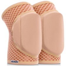 Queen Wear Nude Latte Grip Pole Dance Knee Pads - Woman Protection
