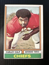 1974 TOPPS #433 CURLEY CULP KANSAS CITY CHIEFS VG-EX *Hot Corner Vintage*