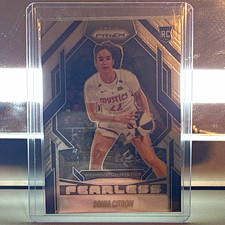 Panini 2025 Prizm WNBA Fearless Sonia Citron RC #15 Washington Mystics Base