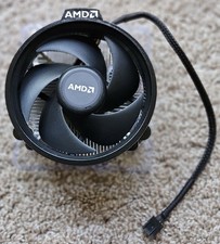 AMD Wraith Stealth Socket Am4 Ryzen 7 Cooler Heatsink 3.93" Fan Slim 
