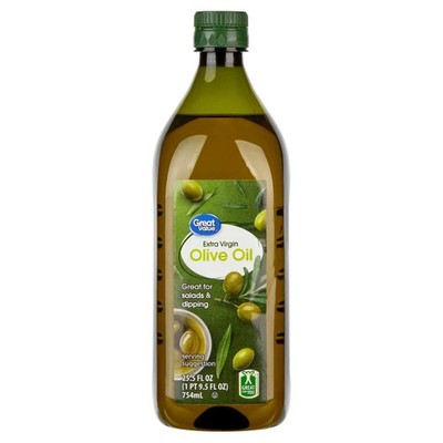 Great Value: 100% Extra Virgin Olive Oil, 25.5 fl oz FREE & FAST SHIPPING