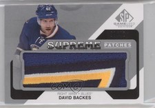 2014-15 SP Game Used Supreme Patch 1/12 David Backes #PA-DB Patch 2d8