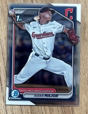 2024 1st Bowman Draft Chrome Aidan Major #BDC-196 Cleveland Guardians