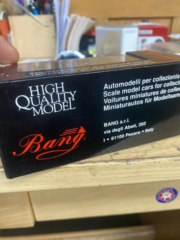 Bang 1/43 Ford GT40 Mk2 Stradale Auto Strada Nero 7079 - Immagine 4 di 4