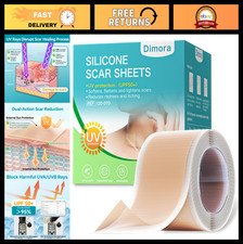 UPF50 Silicone Scar Sheets - Reusable, UV Protection, Fade Flatten Scars, 1.6