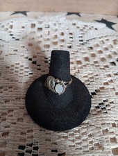 Vintage Sterling Silver Mother Of Pearl Silver Ring