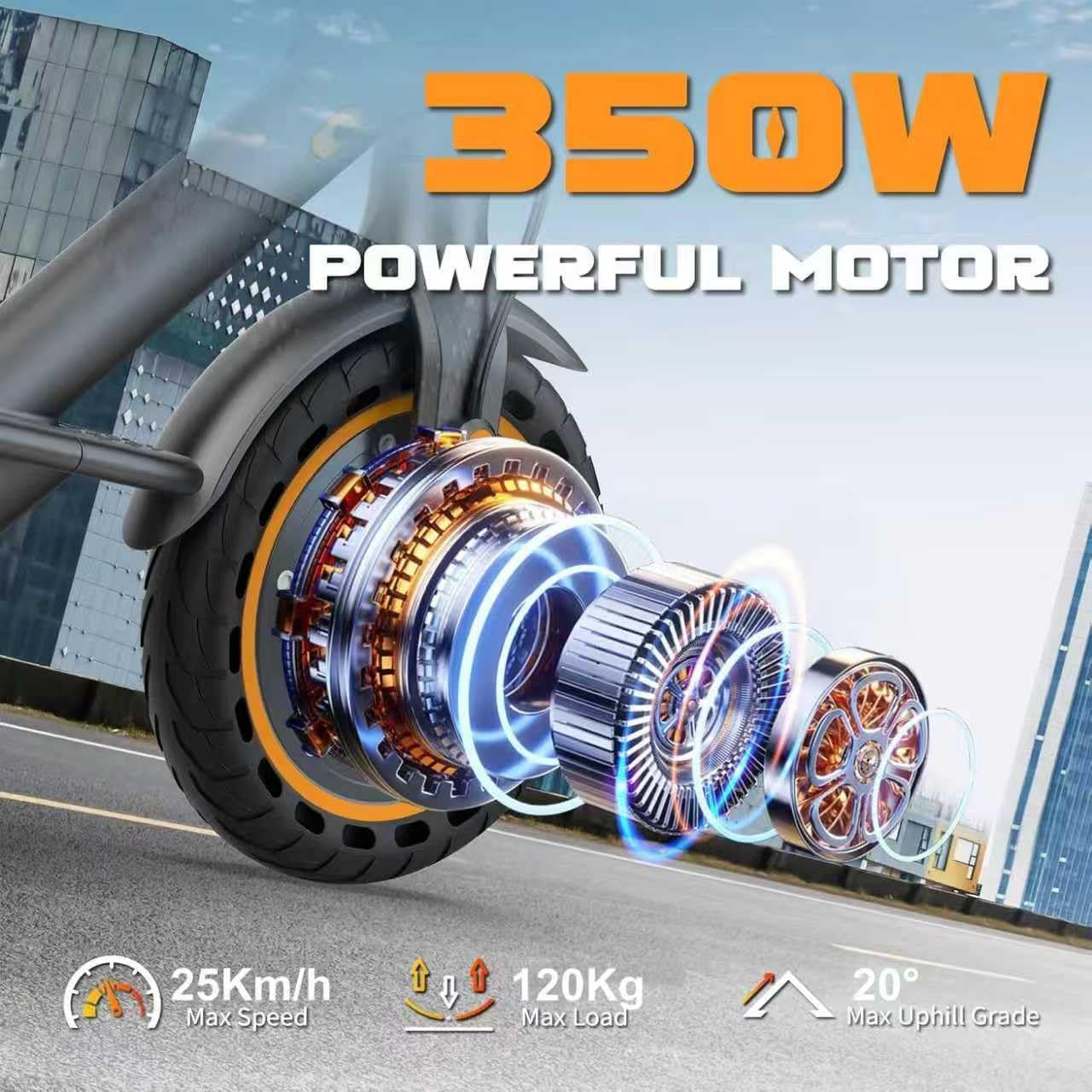 Monopattino Elettrico Adulto, Scooter Elettrico Pieghevole, Velocità Fino a 25 K foto 2