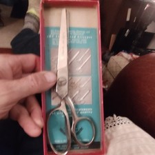 Vintage JOY Pinking Shears by Rex Cutlery - Original Box  Insert - Made in USA