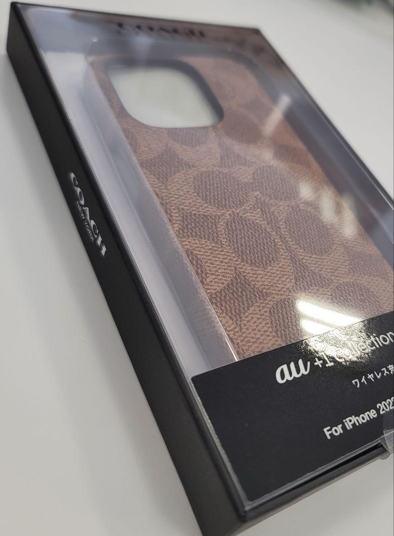 New iPhone14Pro Coach R Hard Case SIGNATURE Brown | eBay