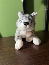Webkinz Grey Wolf Stuffed Animal No Code Ganz Plush Toy
