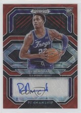 2021 Prizm Draft Picks College Penmanship Choice Red 33/88 RJ Nembhard Auto 1pe9