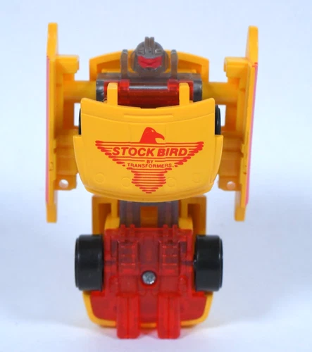 Vtg 1994 Transformers G2 Go-Bot Gear Head Stock Bird Race Car Pontiac Firebird