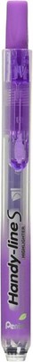 Handy-Line S Retractable and Refillable Chisel Tip Highlighter, Violet Ink, Box