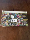 DJ Hero Turntable Bundle (Microsoft Xbox 360, 2009) Complete, CIB -