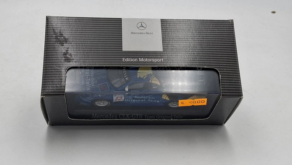 DIE CAST 1/43 " MERCEDES CLK-GTR TEAM ORIGINAL TEILE " MINICHAMPS (B6 6005247) - Immagine 3 di 3