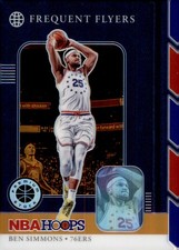 2019-20 Panini NBA Hoops Premium Stock - Frequent Flyers Ben Simmons #10 Holo