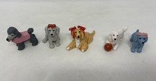 MEG Puppy In My Pocket Dogs Bundle X 5 Vintage 1990  s Figures Toys K1R Puppies