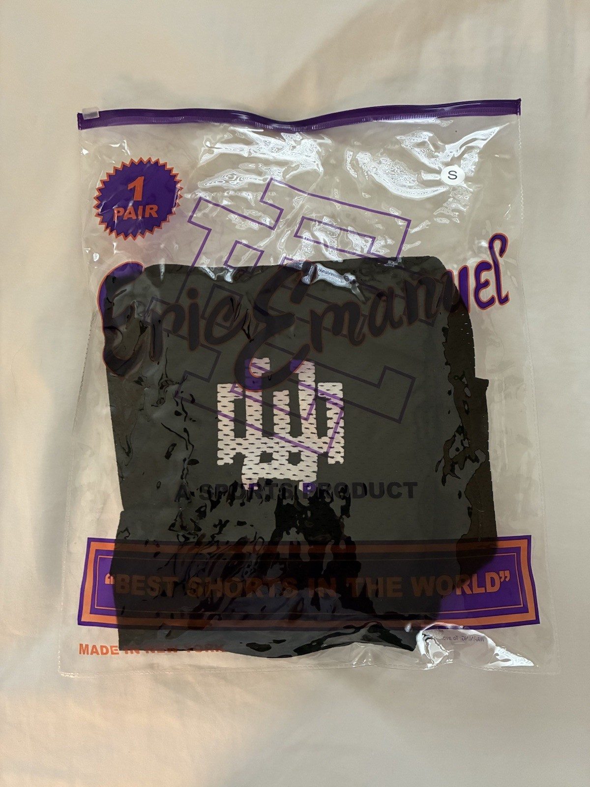 Eric Emmanuel Basic EE Shorts “black” S *AUTHENTI… - image 1