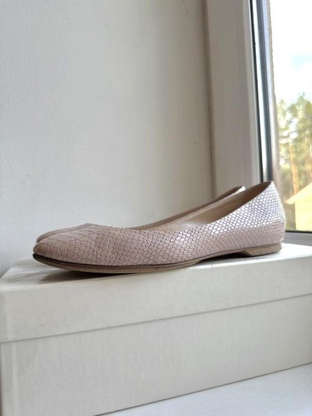 Women Heels Pink Leather 36