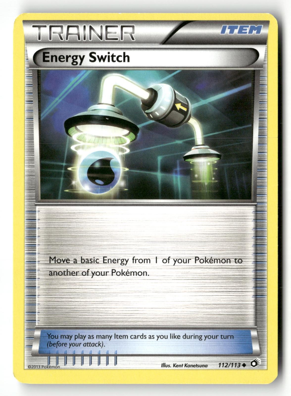 ENERGY SWITCH 112/113 UC LEGENDARY TREASURES POKEMON NM/M