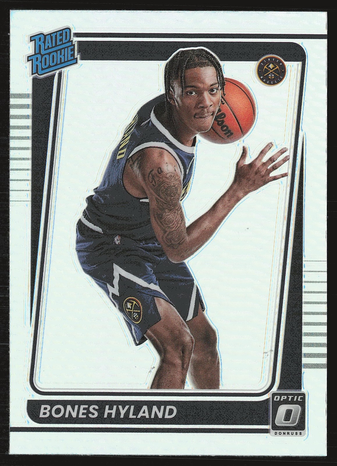 2021-22 Donruss Optic #194 Bones Hyland Holo RC
