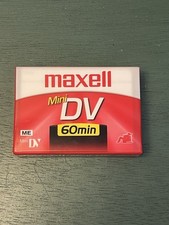 Maxell Mini DV Blank Digital Video Cassette 60 Min Sealed DVM60SE