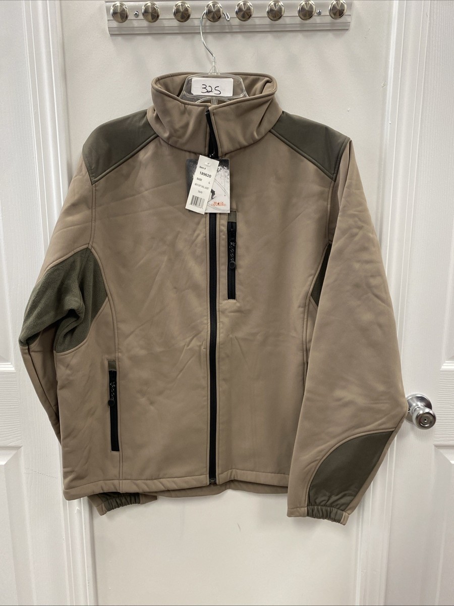 X NWT BLACK DIAMOND TAUPE 189620 MEN'S FULL ZIP SOFT SHELL JACKET SZ