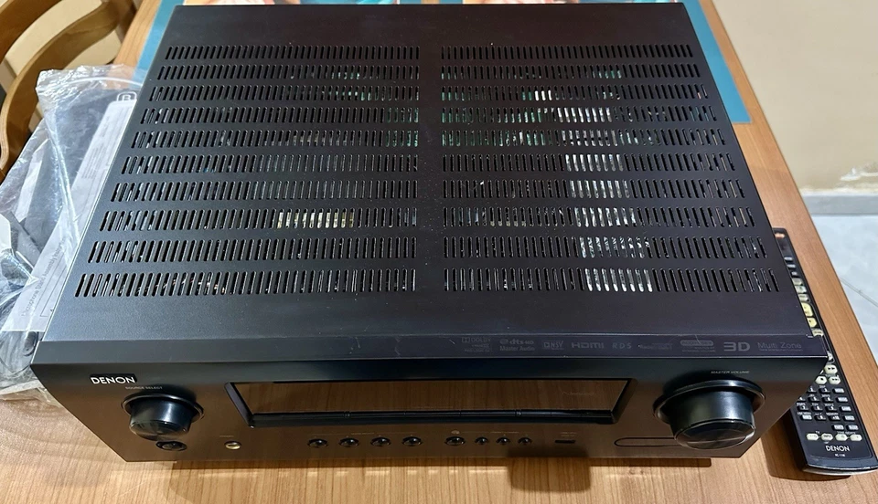 Sintoamplificatore Dolby Surround 7.1 Denon AVR 1912 3D Hdmi Arc Home Theatre - Immagine 4 di 4