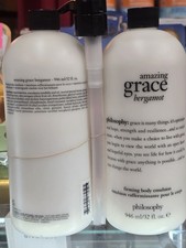 x2 Philosophy Amazing Grace Firming Body Emulsion 32 fl oz New Sealed
