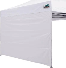 Eurmax USA Instant Canopy Sunwall Tent Sidewalls for 10X10 Pop up Canopy Tent,1 