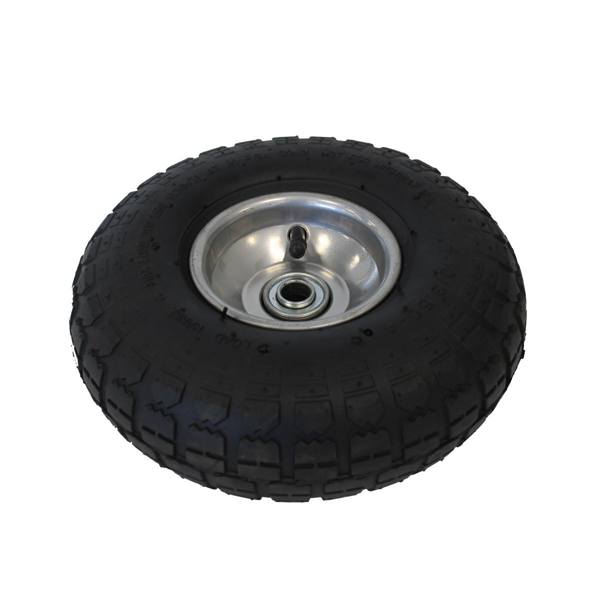 Charlies Pneumatic Sack Truck  Replacement  Wheel - Black