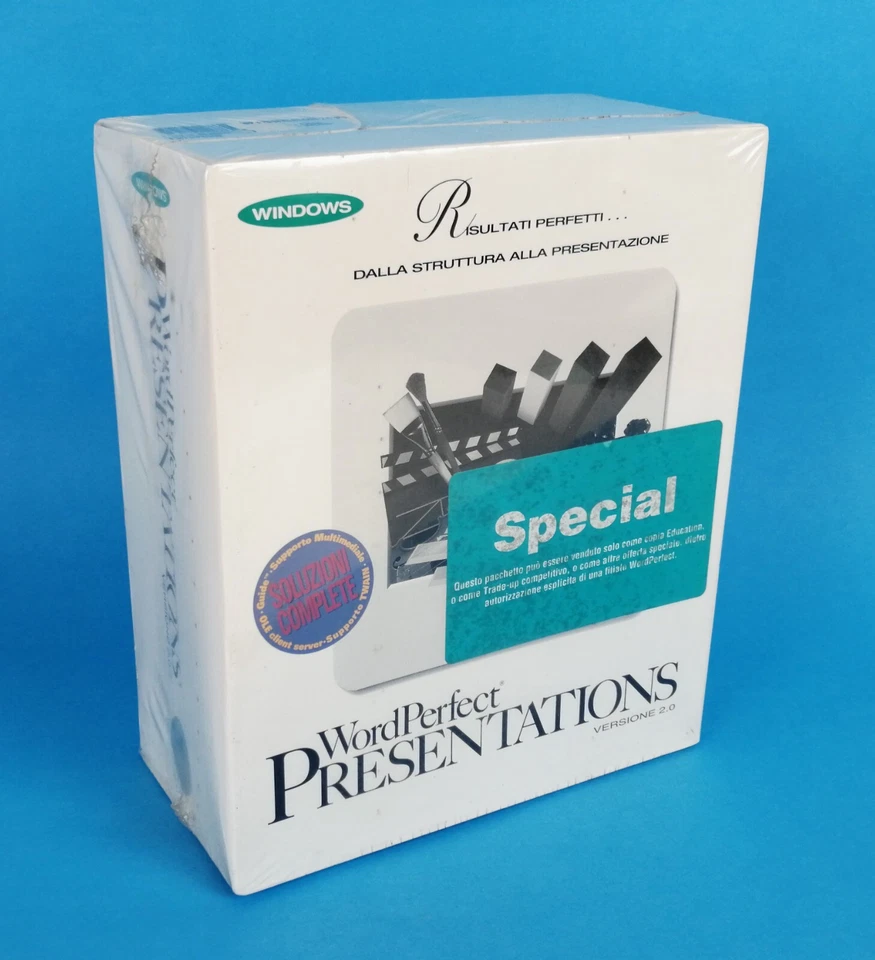 Word Perfect Presentations Version 2.0 - Softwere - IN Italienisch - Sigilllato - Bild 3 von 4