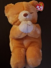 TY Beanie Hope; Prayer Bear; RARE  No Prayer Poem or Birthdate; embroidered tag