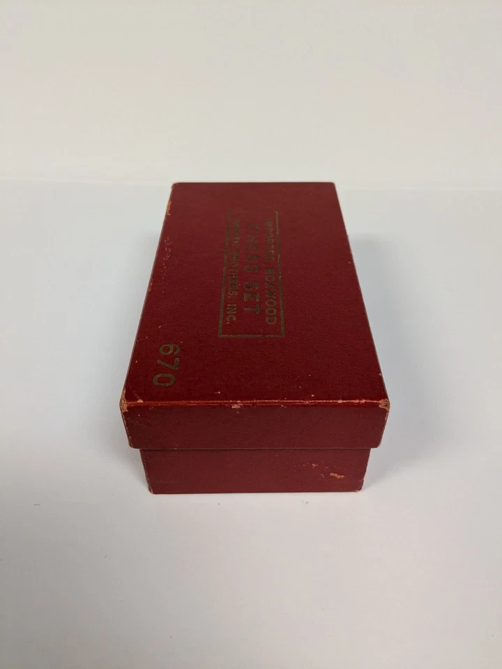 Vintage Parker Brothers #670 Wooden Chess Set France Import With Instructions - Image 3 of 4