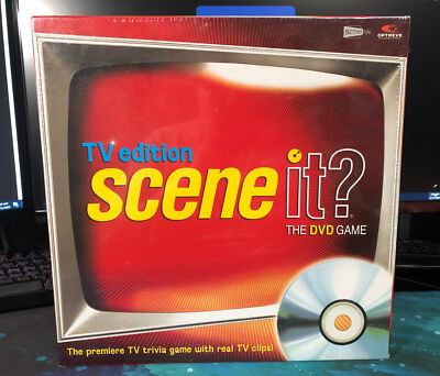 2004 Scene It? The DVD Game TV Edition - Trivia Board Game BRAND NEW/SEALED