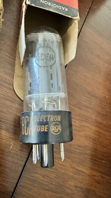 NOS 6De4 (6cq4) Damper Diode RCA Or Raytheon Labeled