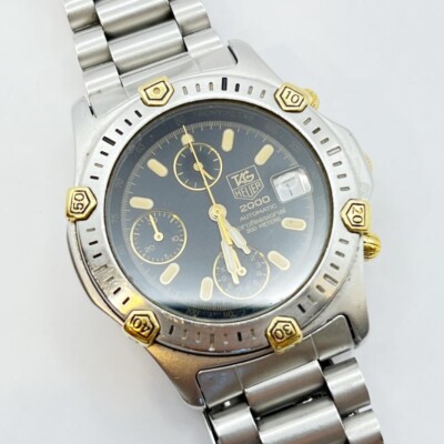 【1466】ジャンク品 TAG Heuer本体のみ Near MINT* TAG HEUER 165.306/1 Professional Black Automatic Men's