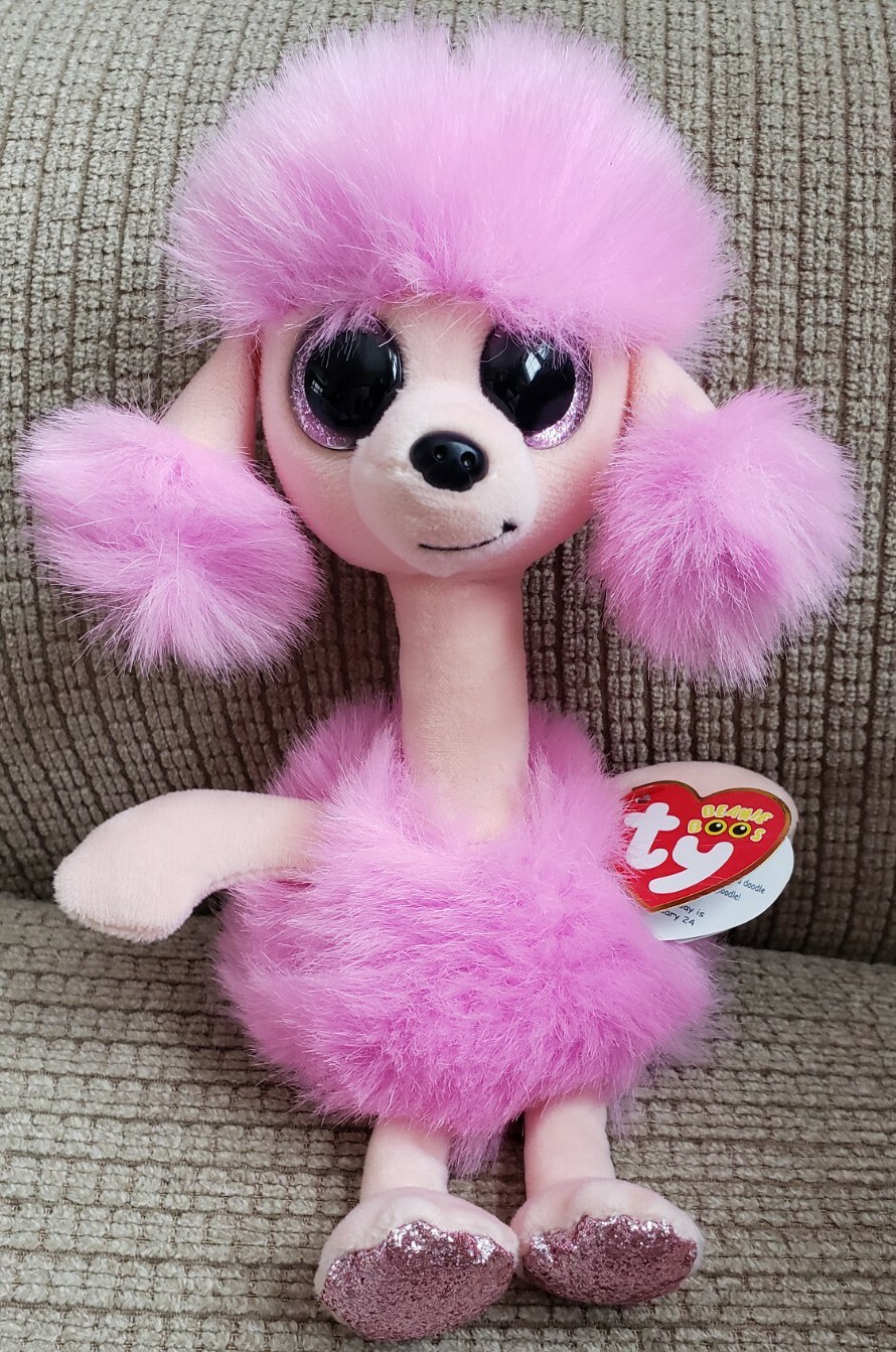 Ty Beanie Boos - Camilla The Pink Poodle-Extraordinary Pooch- 6
