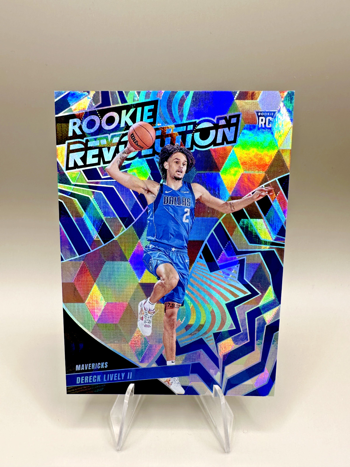 🔥 Dereck Lively II 2023-24 Panini Rookie Revolution CUBIC RC /50 Dallas 🔥