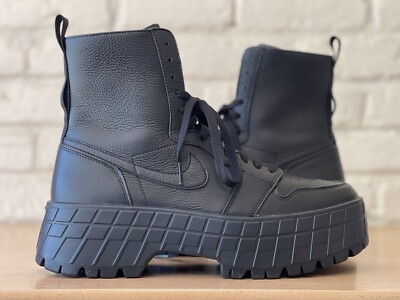 Nike Air Jordan 1 High Brooklyn Black Boots FJ5737-001 Women Nike Air Jordan 1 High Brooklyn Black Boots FJ5737-001 Women