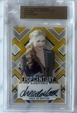 Drea de Matteo 1/1 Leaf Pop Century Clear GOLD The Sopranos