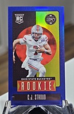 2023 Panini Legacy Football C.J. Stroud RC 01/20  Purple Ohio State No.152 🏉🔥