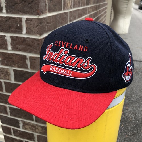 MLB Indians team 90’s cap VINTAGE 90's CLEVELAND INDIANS 1954 MLB NEW ERA COOPERSTOWN FITTED