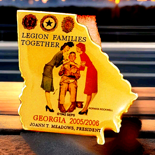 American Legion Families Together Georgia 2005-2006 Anstecknadel