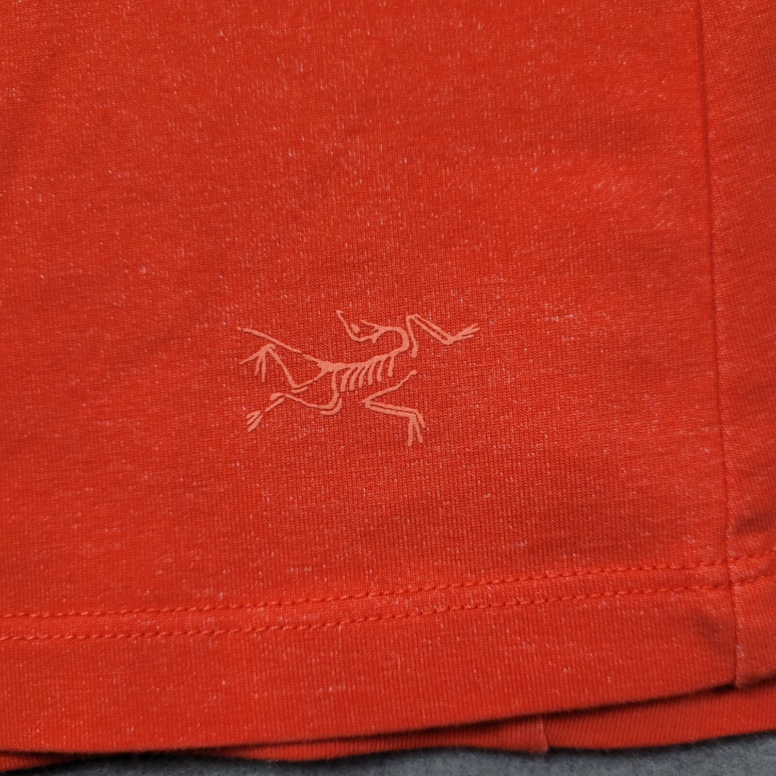 ARC'TERYX Arc’teryx Camicia Donna Alessa Drytech Cappellino Manica Scollo a V Arancione Activewear Medium