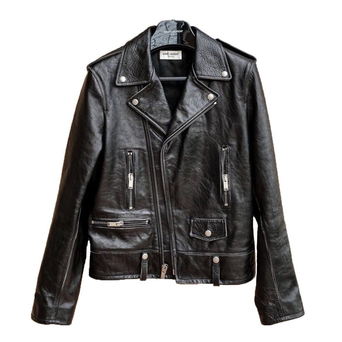 Saint Laurent L01 Calf Leather Jacket | eBay Saint Laurent L01 Calf Leather Jacket | eBay